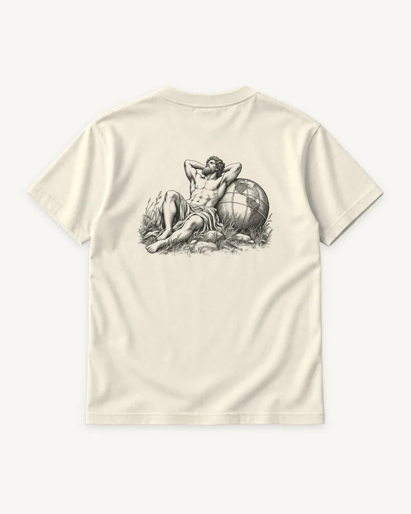 Atlas T-shirt — back concept mockup
